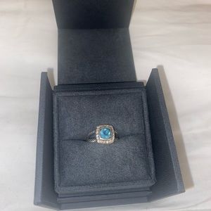 David Yurman Petite Albion Ring with Diamonds